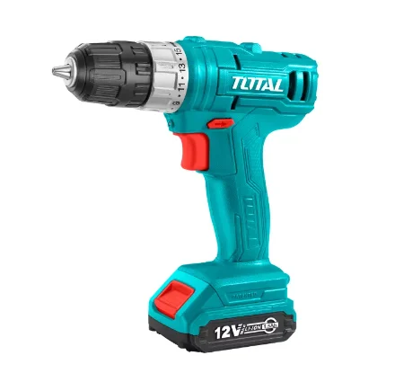Taladro inalámbrico TOTAL 12 V de 3/8 pulgada
